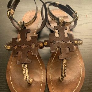 Tory Burch Snake Sandal